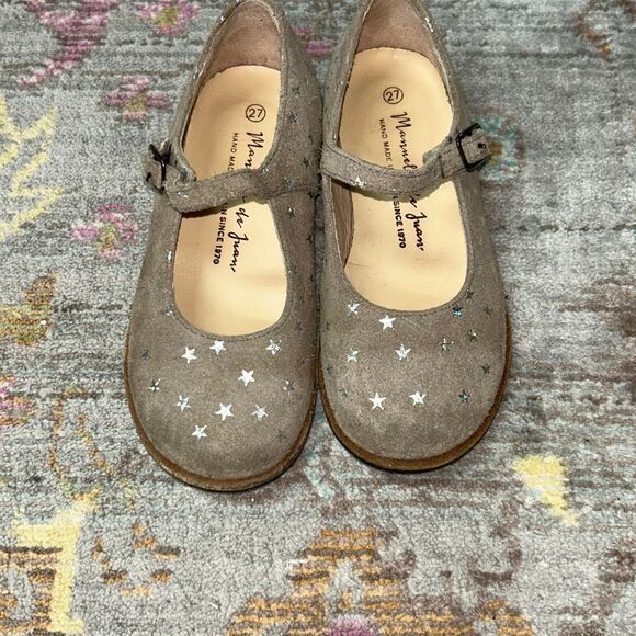 Manuela de Juan suede star Mary Jane sz 27 - Picture 1 of 4